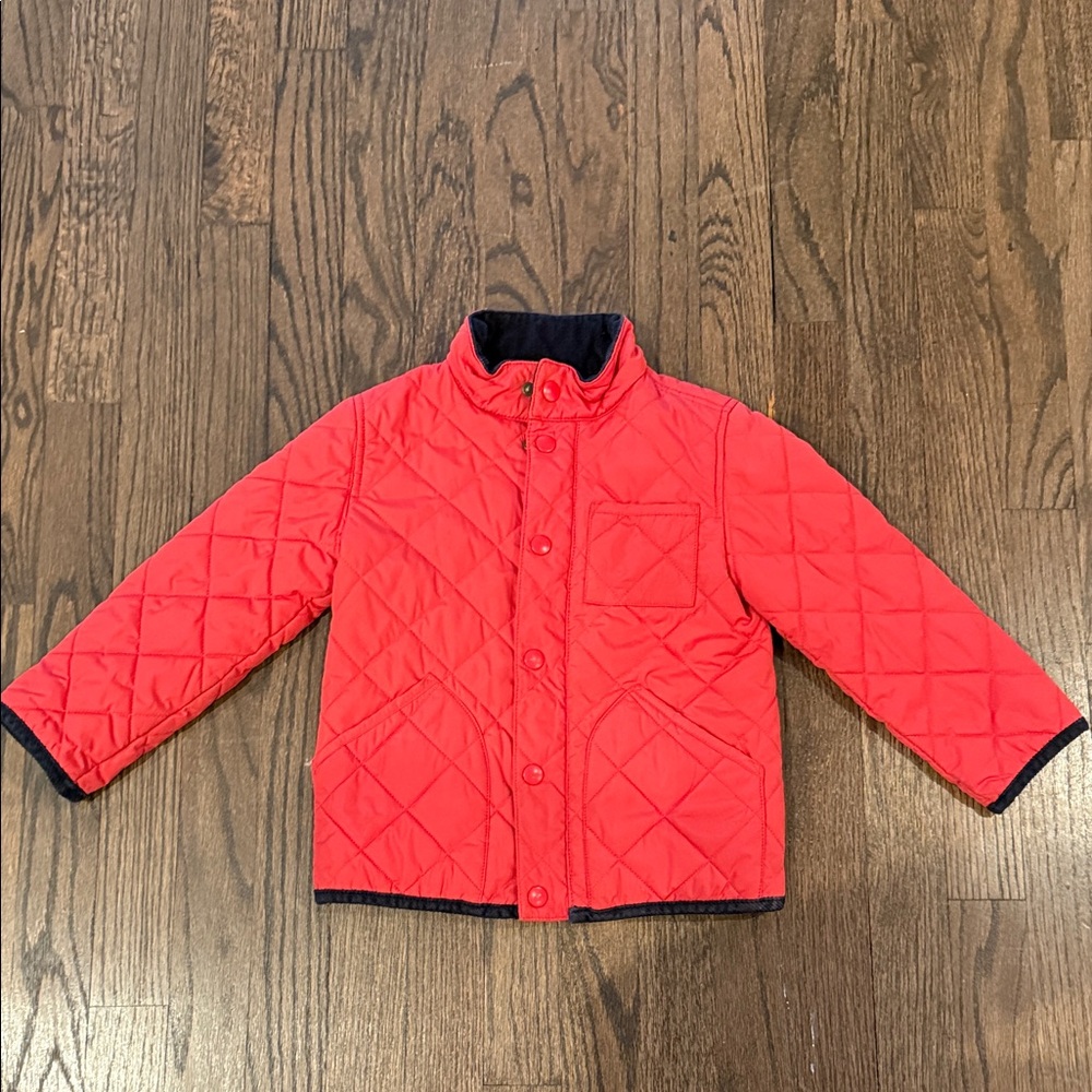 Crewcuts Kids Red Quilted Jacket